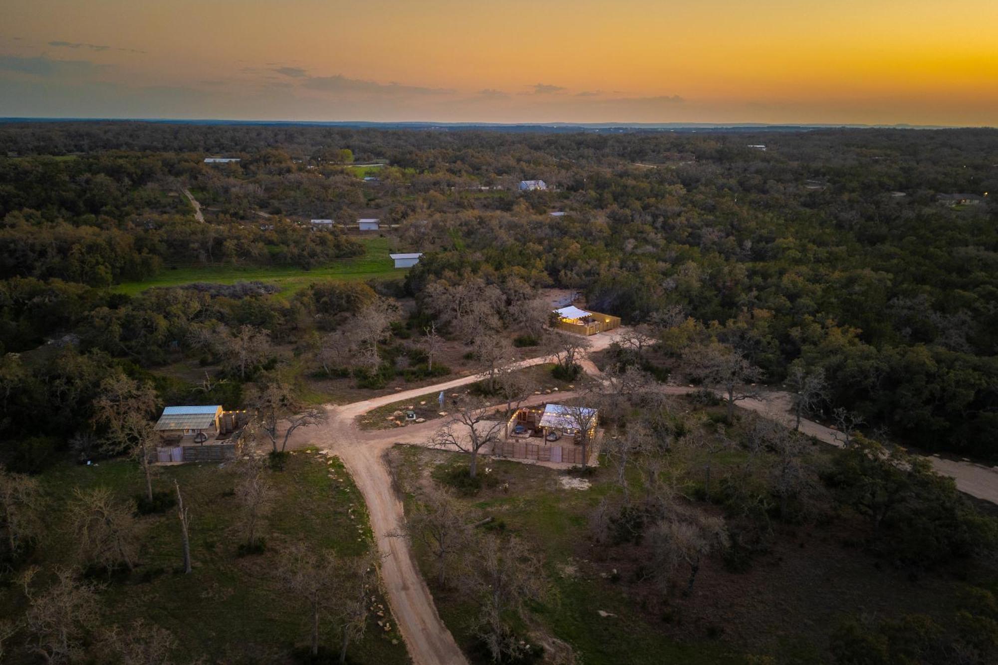 Romantic Luxury Retreat Hot Cold Pool & Sauna Wimberley Exterior foto